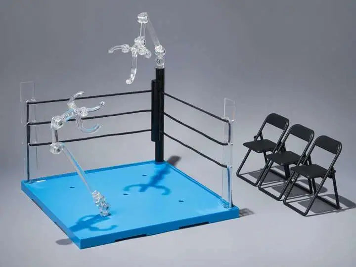[PREORDINE] Tamashii Stage Act Ring Corner Neutral + Folding Chair Set - Bandai