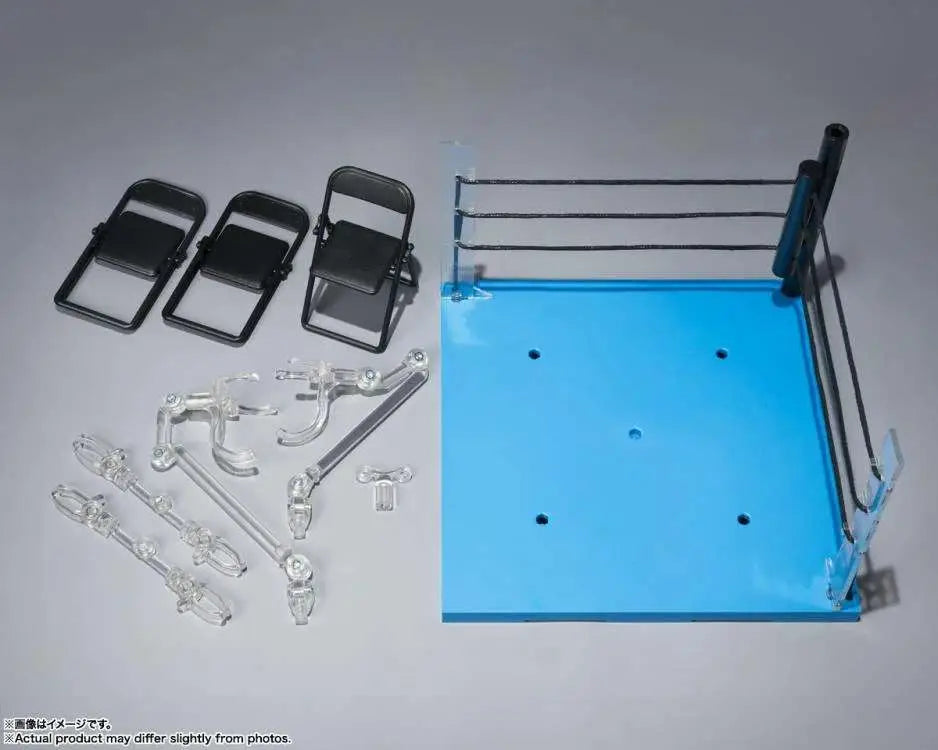 [PREORDINE] Tamashii Stage Act Ring Corner Neutral + Folding Chair Set - Bandai