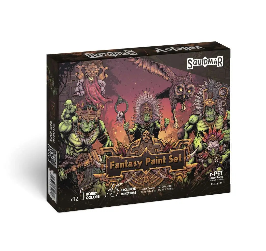 [PREORDINE] Vallejo x Squidmar Miniatures: Fantasy Paint Set