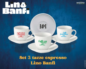 [PREORDINE] Lino Banfi Espresso Mug Set - Tazze Comiche Iconiche
