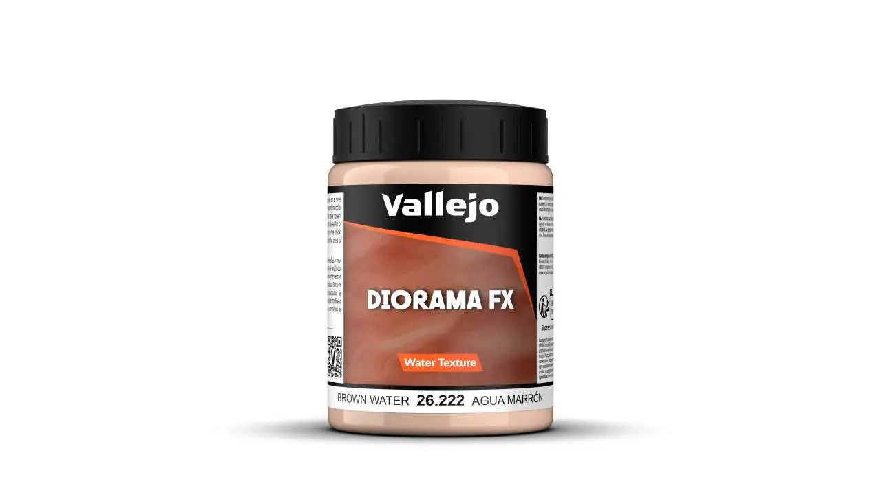 [PREORDINE] Vallejo FX 26222 Water Textures Brown Water - Diorama Modellismo