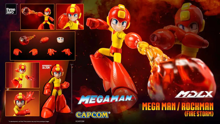 [PREORDINE] Mega Man Fire Storm MDLX Action Figure Threezero