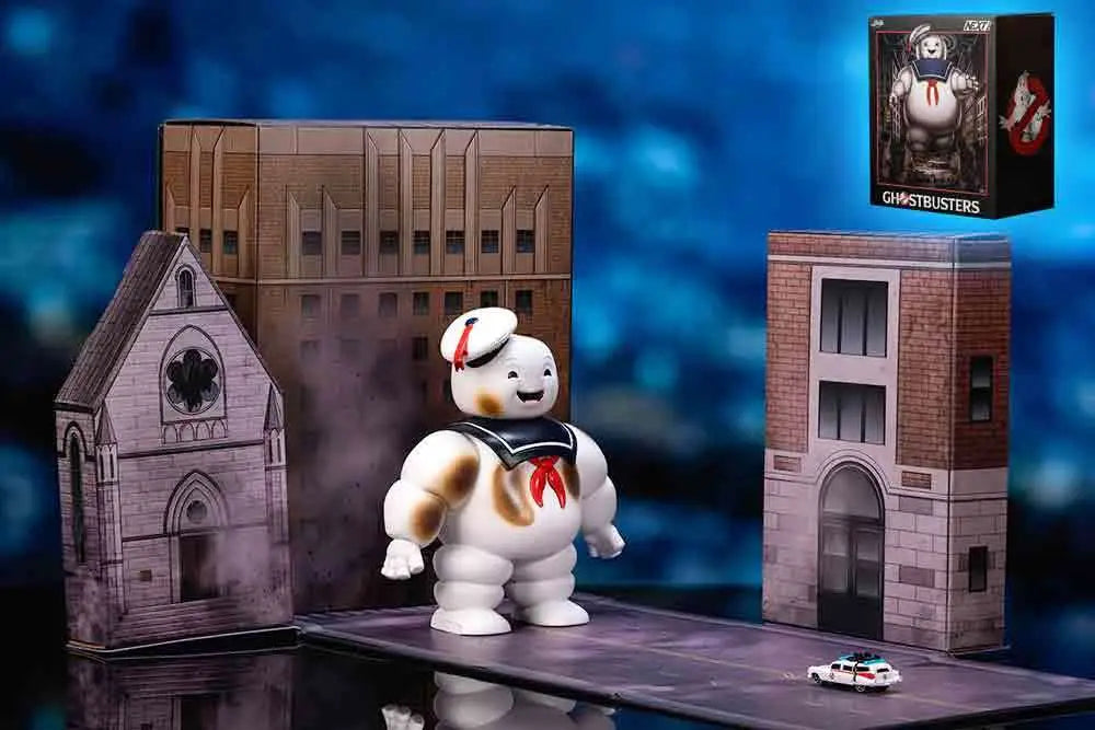 [PREORDINE] Ghostbusters Ecto-1 & Stay Puft Diorama Nano Scene Jada Toys