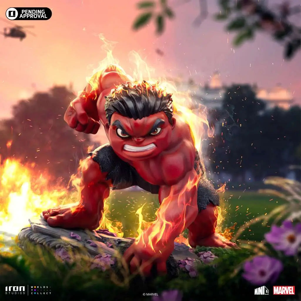 [PREORDINE] CAPTAIN AMERICA 4 RED HULK - Minico Iron Studios
