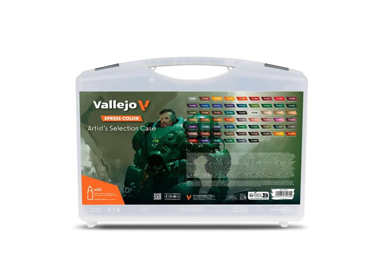 [PREORDINE] VALLEJO XPRESS COLOR ARTIST SELECTION CASE 72184 - Set Completo Colori per Miniature