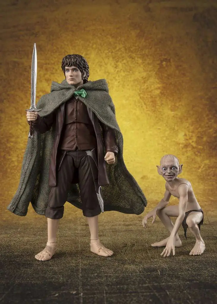 [PREORDINE] LORD OF THE RINGS FELLOWSHIP FRODO BAGGINS & GOLLUM SET SHF