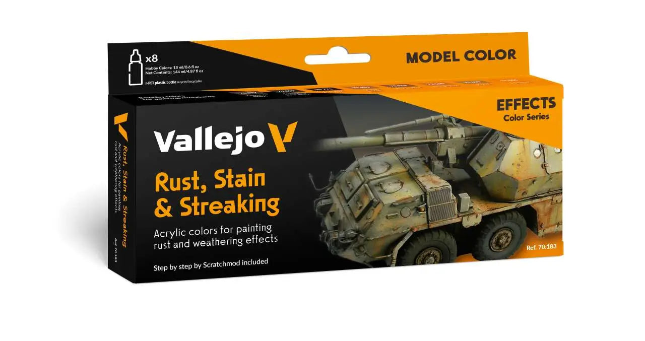 [PREORDINE] Vallejo Model Color Set 70183 - Effetti Ruggine e Colature