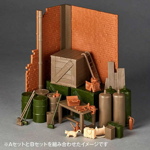 [PREORDINE] Girls und Panzer Last Chapter Garage Set (B) ARTPLA Model Kit Kaiyodo