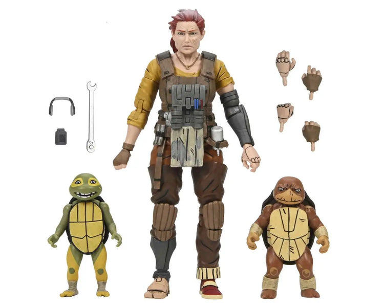 [PREORDINE] TMNT The Last Ronin: The Lost Years - Grammy April, Baby Yi & Moja Action Figure Set