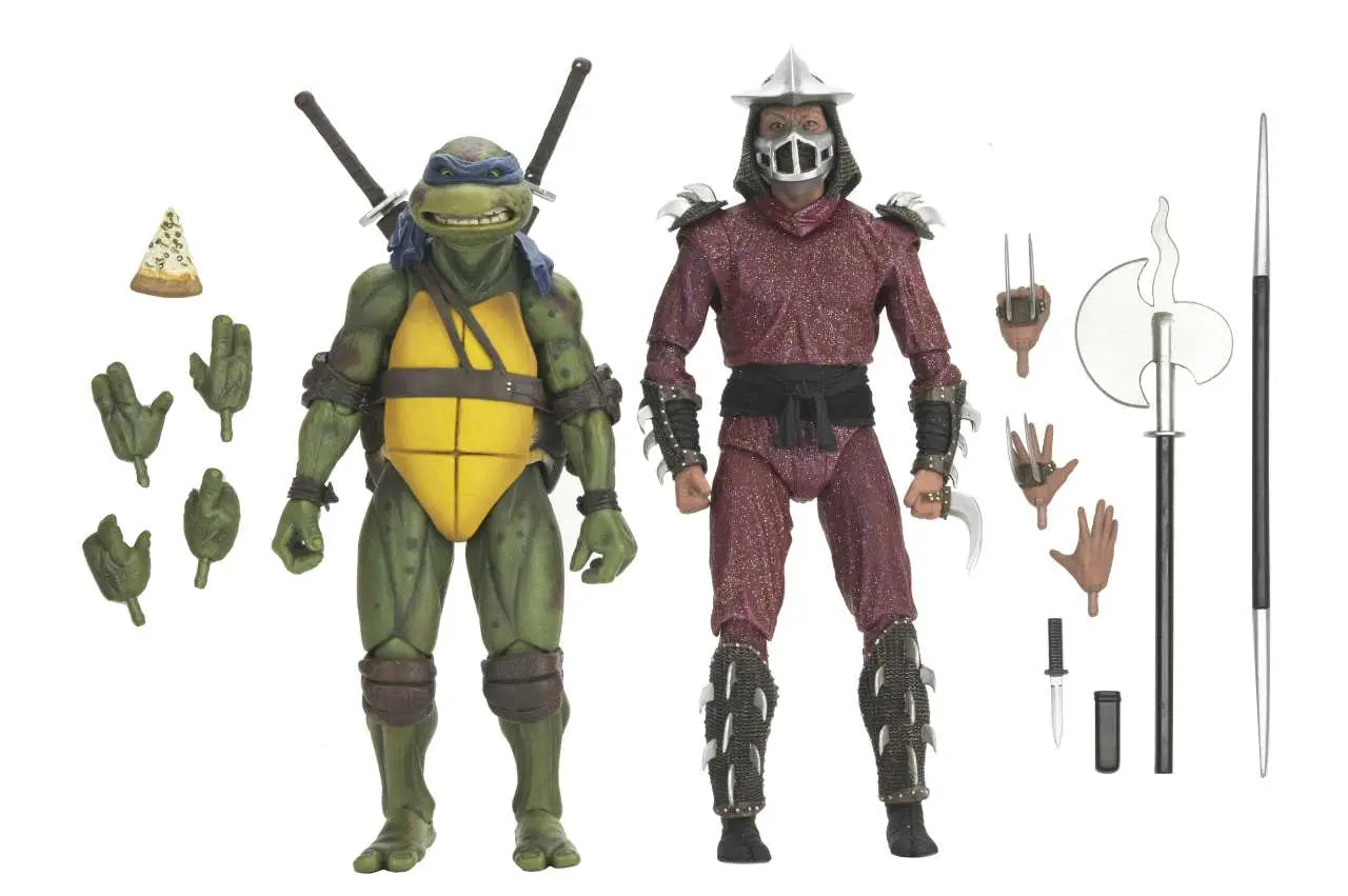 [PREORDINE] TMNT 1990 Shredder vs Leonardo - Neca 2-Pack Action Figure