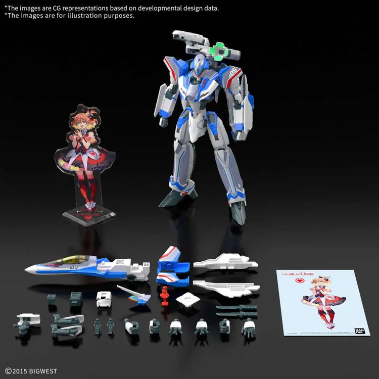 [PREORDINE] HG VF-31J Siegfried (Hayate Immelmann) Deluxe Set 1/100 - Macross Delta