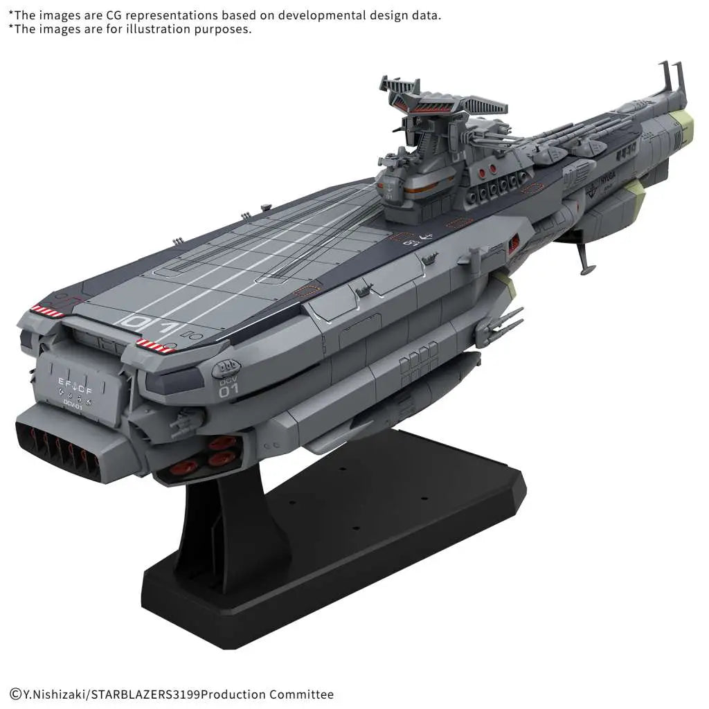 [PREORDINE] YAMATO 3199: EFCF HYUGA CLASS BATTLECARRIER DCV-01 HYUGA 1/1000
