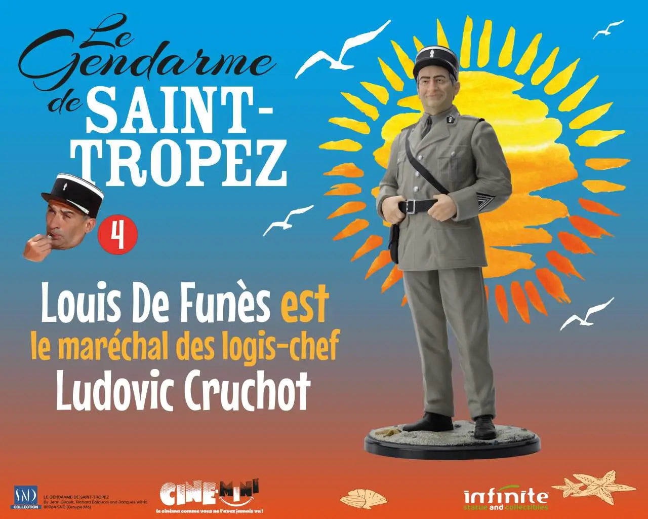[PREORDINE] Louis De Funès - Maresciallo Cruchot (Le Gendarme) - Statua Infinite Statue