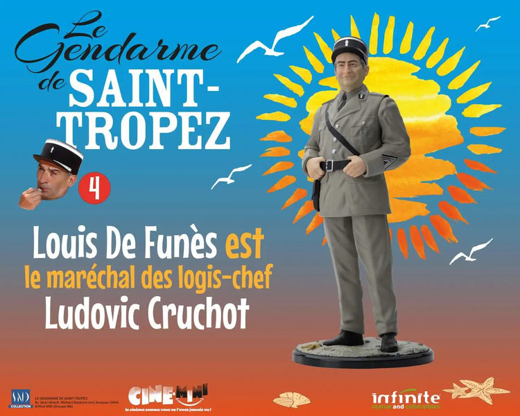 [PREORDINE] Louis De Funès - Maresciallo Cruchot (Le Gendarme) - Statua Infinite Statue