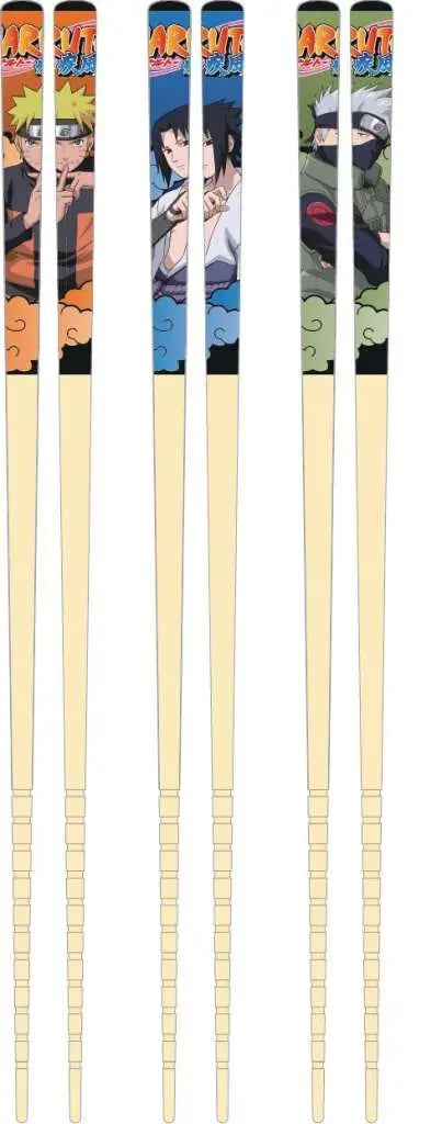 [PREORDINE] Naruto Team 7 - Set 3 Bacchette in Bambù
