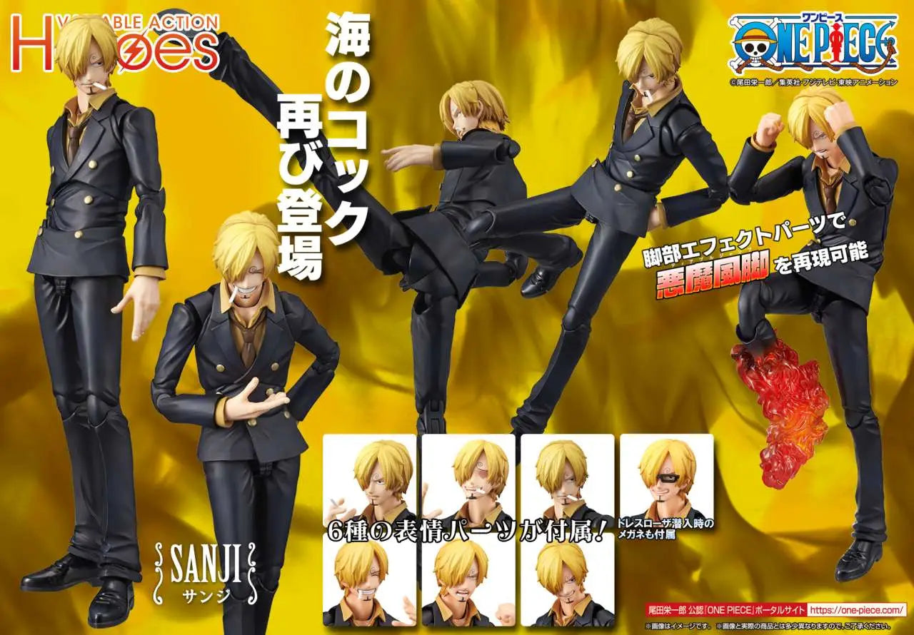 [PREORDINE] ONE PIECE Sanji Variable Action Heroes AF Rerun - Megahouse