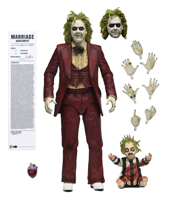 [PREORDINE] BEETLEJUICE 2 - BEETLEJUICE RED TUXEDO ULTIMATE ACTION FIGURE