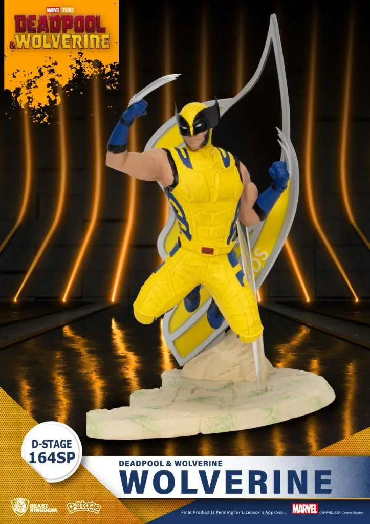 [PREORDINE] Statua D-Stage Deadpool & Wolverine - Wolverine Battle Ready Ver. Special Edition