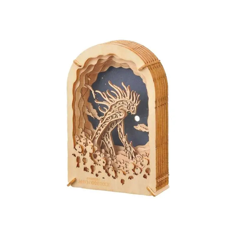 [PREORDINE] PRINCESS MONONOKE NIGHT WALKER WOOD STYLE PAPER THEATER - Studio Ghibli