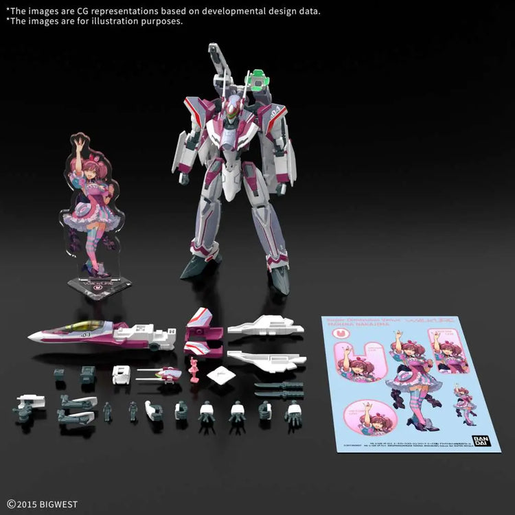 [PREORDINE] HG VF-31C Siegfried Mirage Farina Use DX Set 1/100 - Macross Delta Model Kit