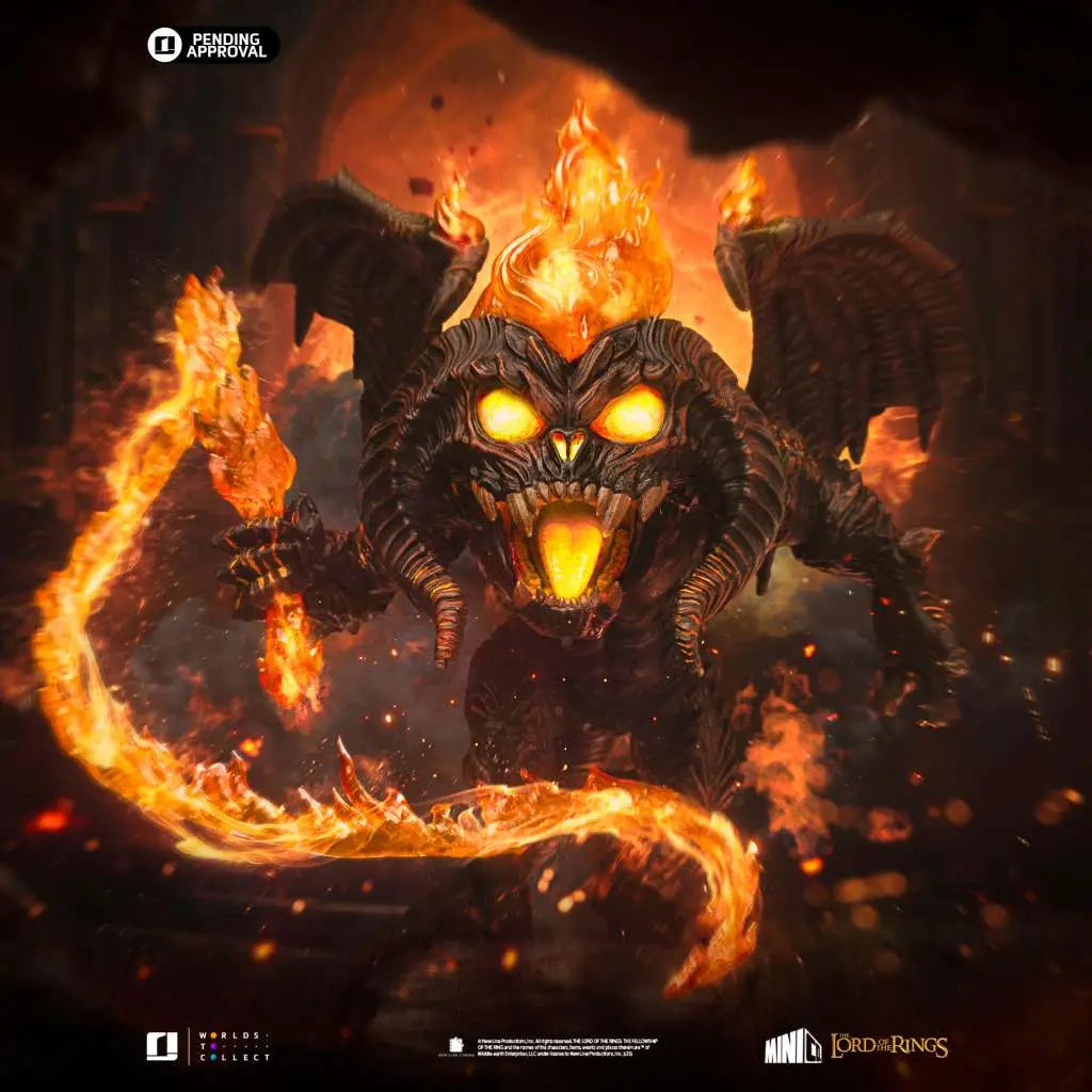 [PREORDINE] LORD OF THE RINGS BALROG MINICO Statua Iron Studios