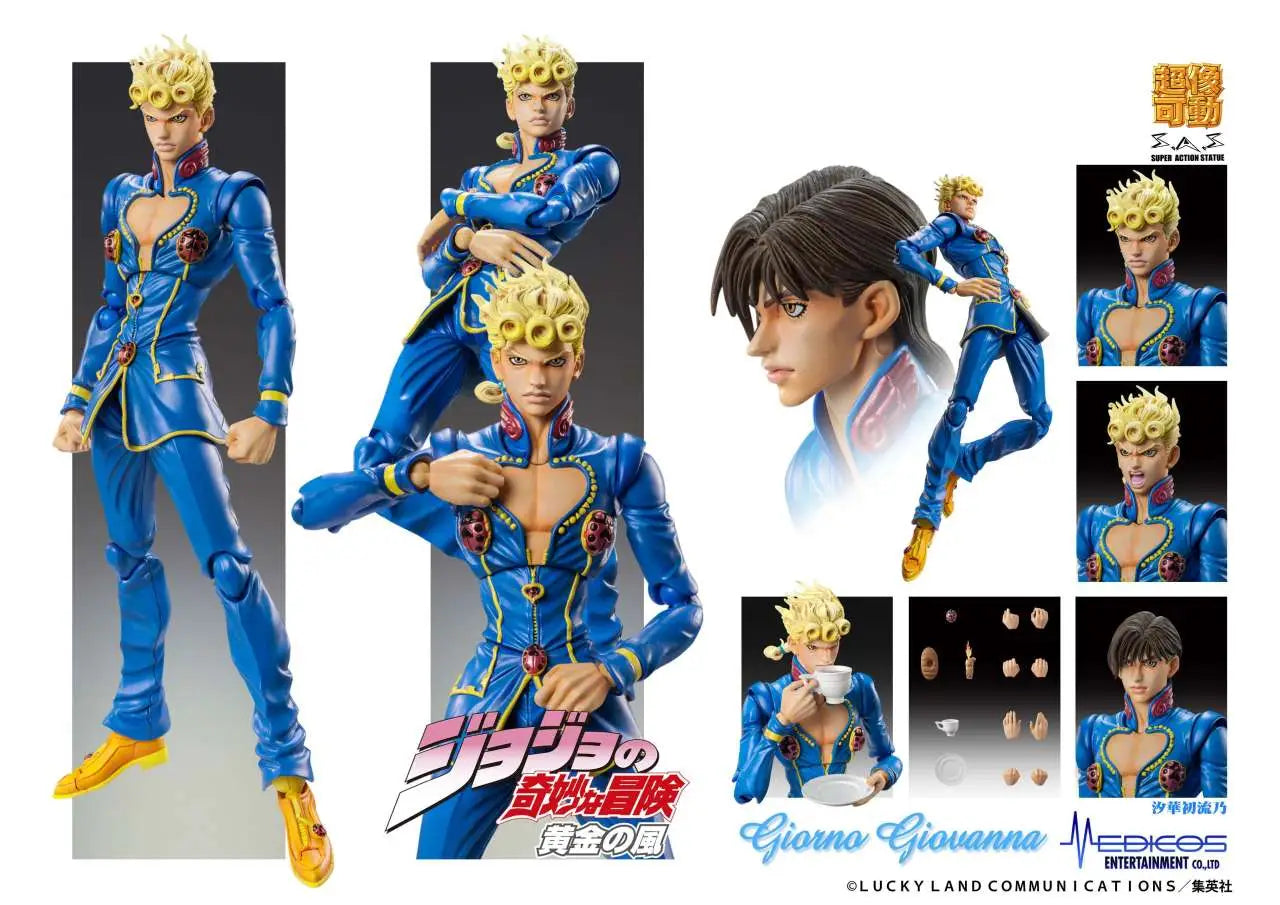 [PREORDINE] Jojo Bizarre Adventure Golden Wind - Giorno Giovanna Second Chozokado Action Figure
