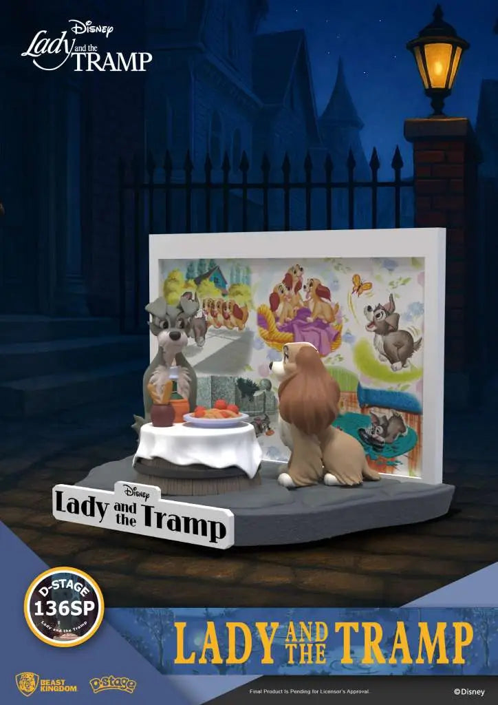 [PREORDINE] Lilli e il Vagabondo D-Stage - Diorama Disney Beast Kingdom
