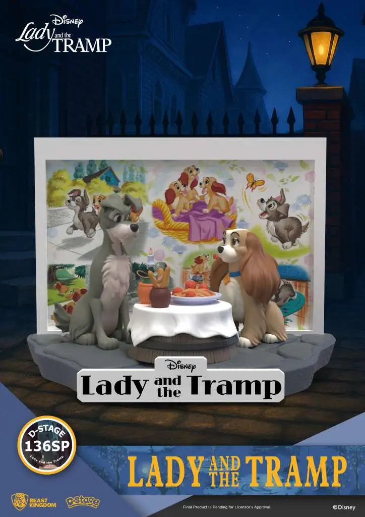 [PREORDINE] Lilli e il Vagabondo D-Stage - Diorama Disney Beast Kingdom