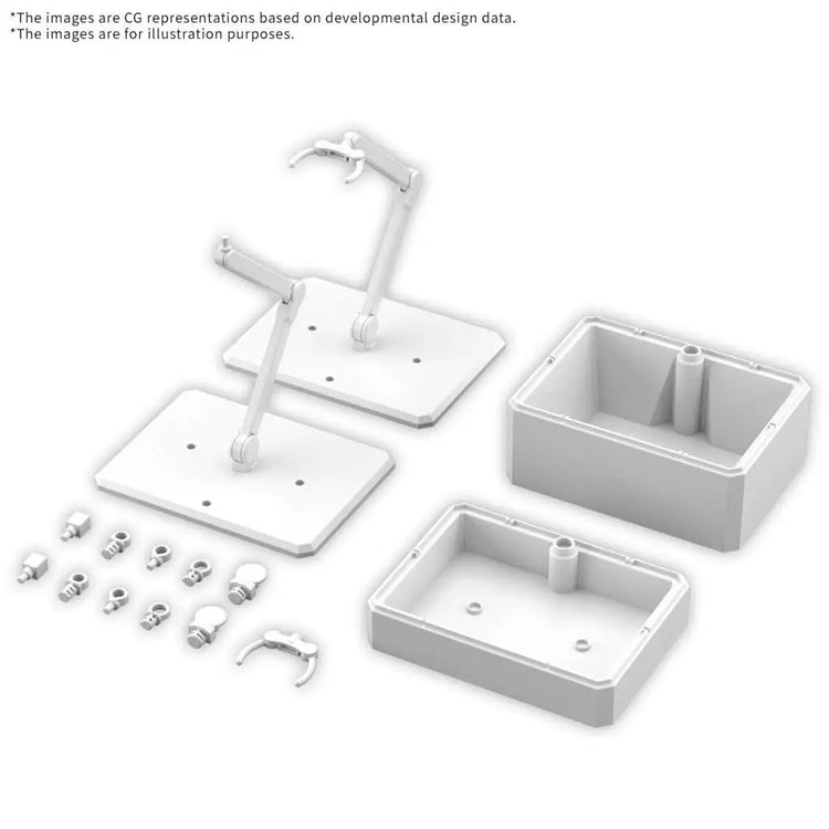 [PREORDINE] Action Base 7 & Option Box White - Supporto Model Kit