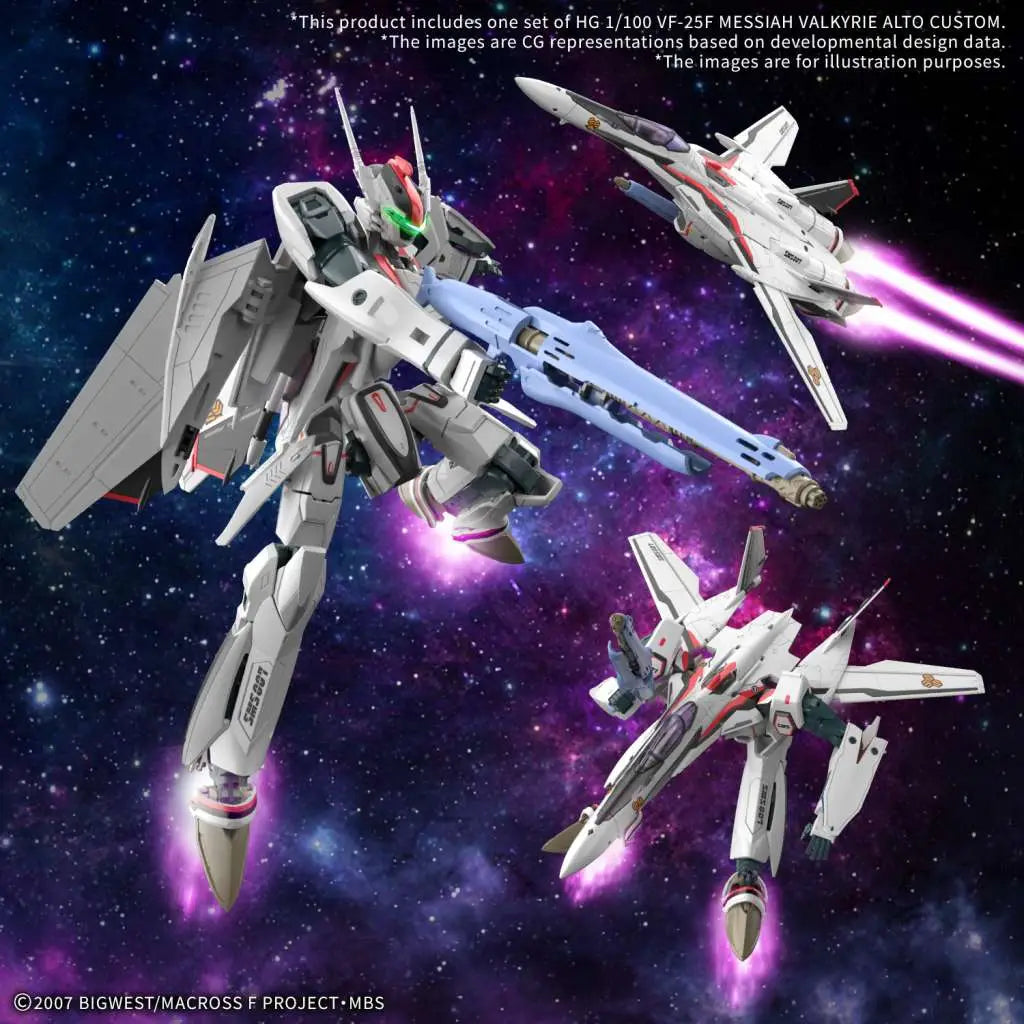 [PREORDINE] HG 1/100 VF-25F Messiah Valkyrie Alto Custom - Macross Frontier