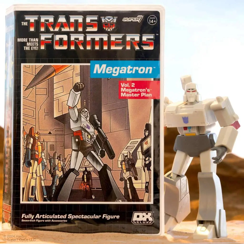[PREORDINE] Transformers Deluxe Megatron (VHS) Action Figure Super7