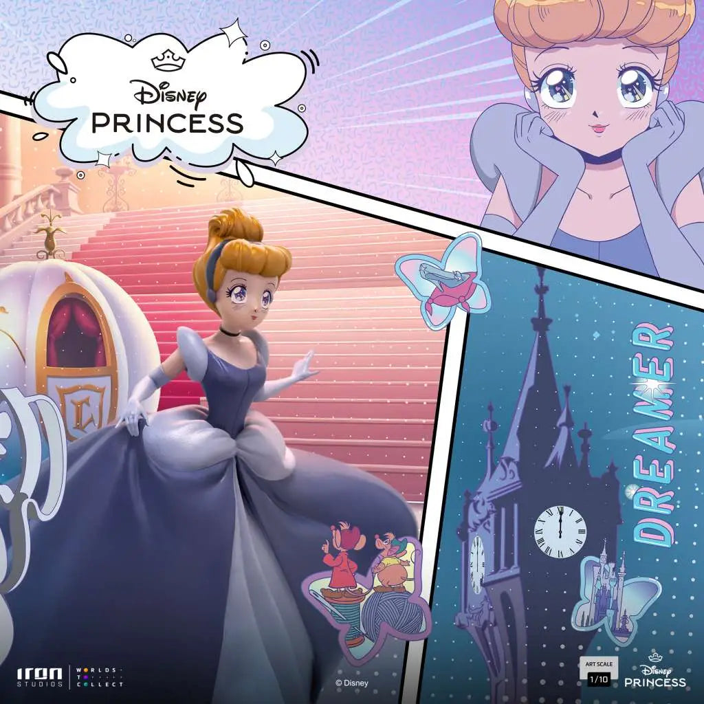 [PREORDINE] Statua Cenerentola Disney Anime Princess - Iron Studios