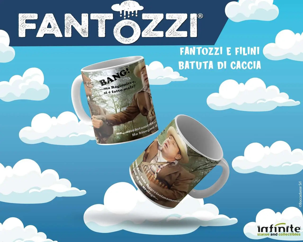 [PREORDINE] Fantozzi & Filini Battuta di Caccia - Tazza Ufficiale Infinite Statue