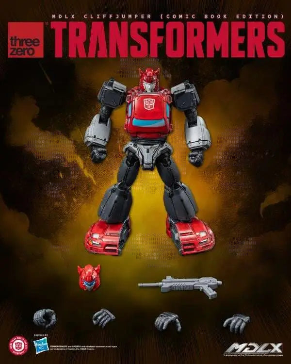 [PREORDINE] Transformers MDLX Cliffjumper (Comic Book Edition) Action Figure threezero