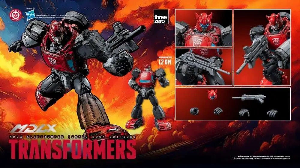 [PREORDINE] Transformers MDLX Cliffjumper (Comic Book Edition) Action Figure threezero