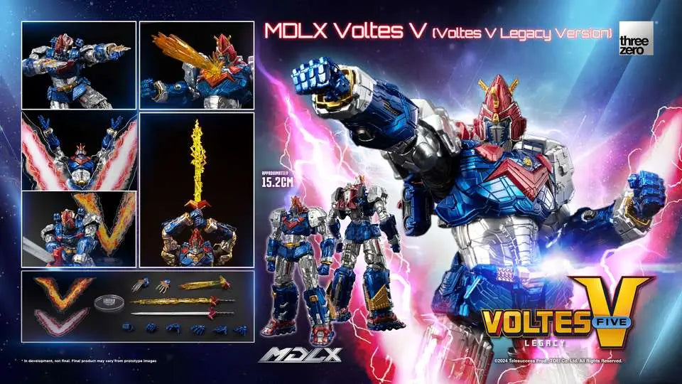 [PREORDINE] Voltes V Legacy Version MDLX Action Figure Threezero