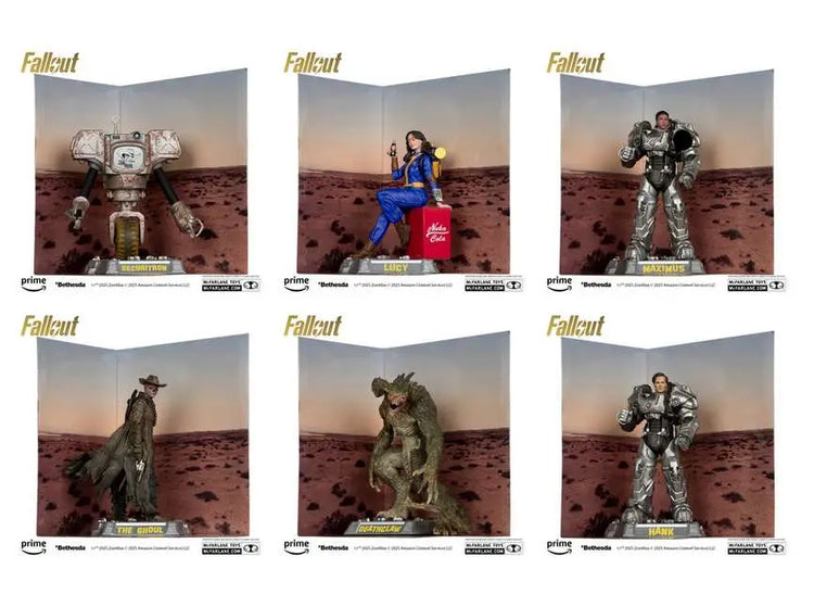 [PREORDINE] Fallout Wave 3 - Set Assortito Movie Maniacs (6 Figure)