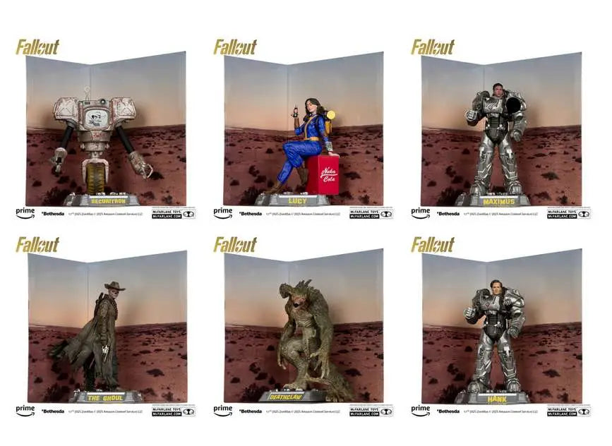 [PREORDINE] Fallout Wave 3 - Set Assortito Movie Maniacs (6 Figure)