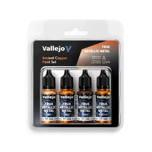 [PREORDINE] Vallejo True Metallic Metal Set 4 Colori: Rame Antico