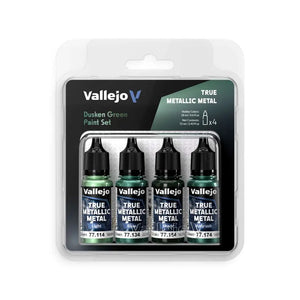 [PREORDINE] Vallejo True Metallic Metal Set 4 Colori - Dusken Green