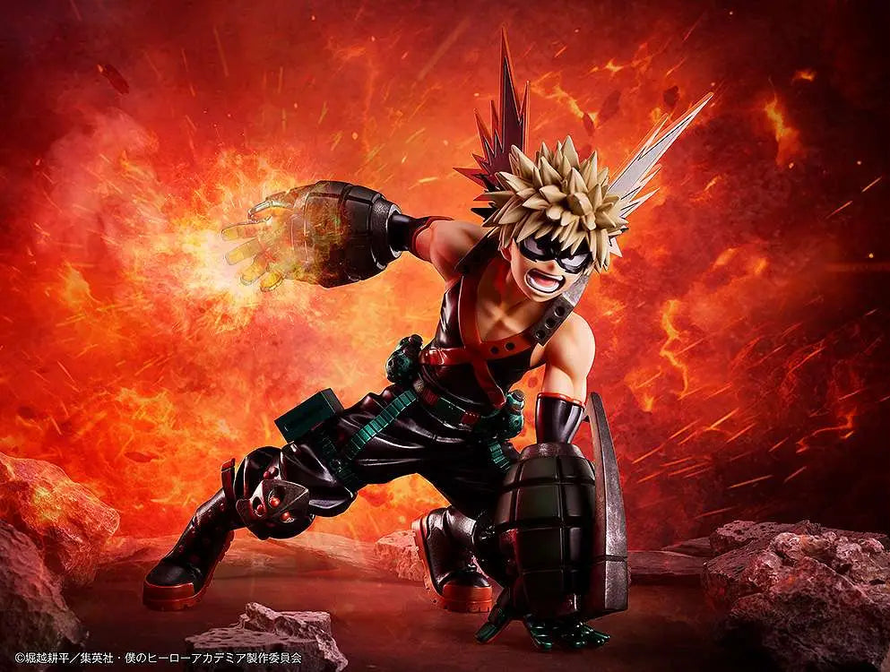 [PREORDINE] My Hero Academia Katsuki Bakugo Statua Metallizzata 1/4