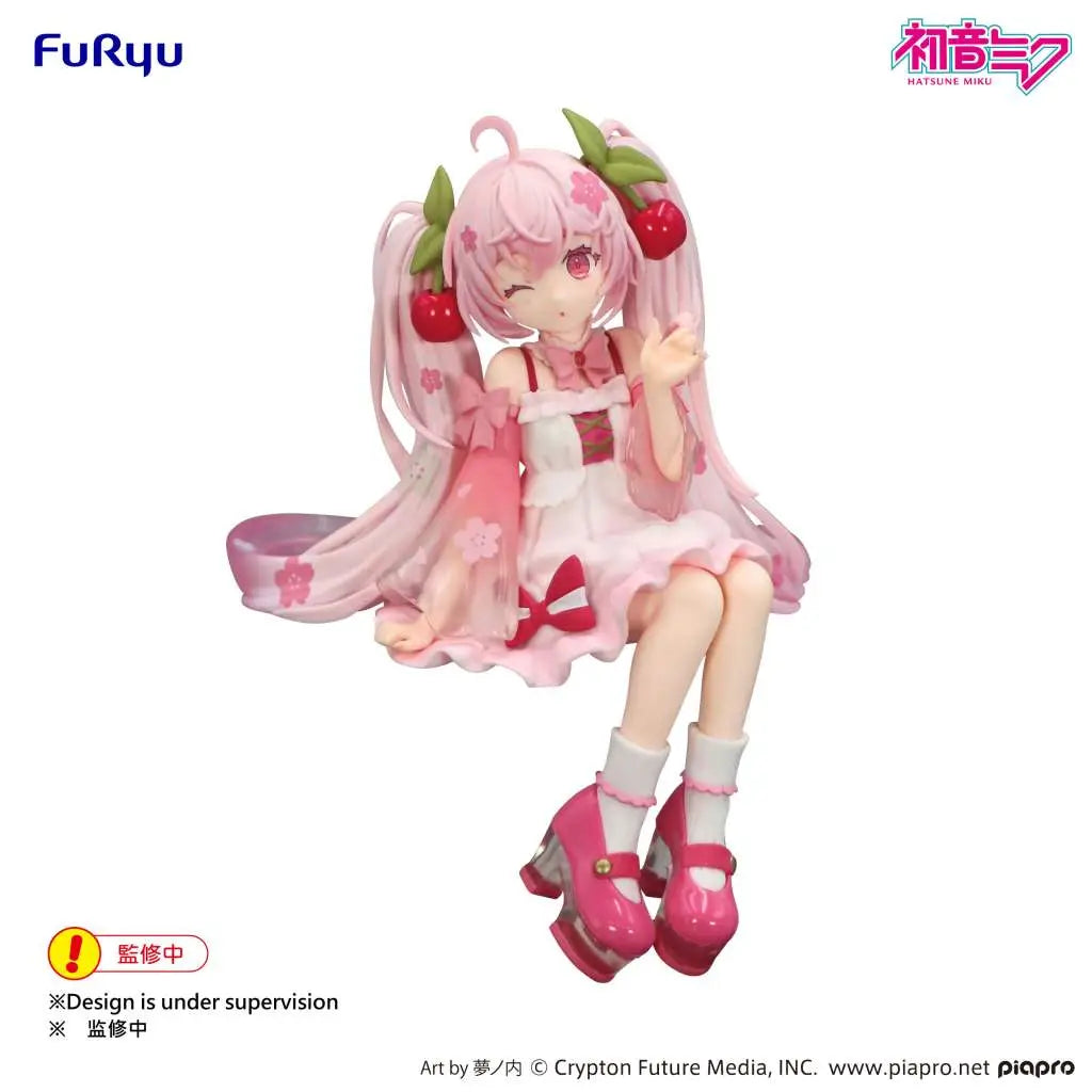 [PREORDINE] Sakura Miku 2025 Wink Noodle Stopper Figure FuRyu