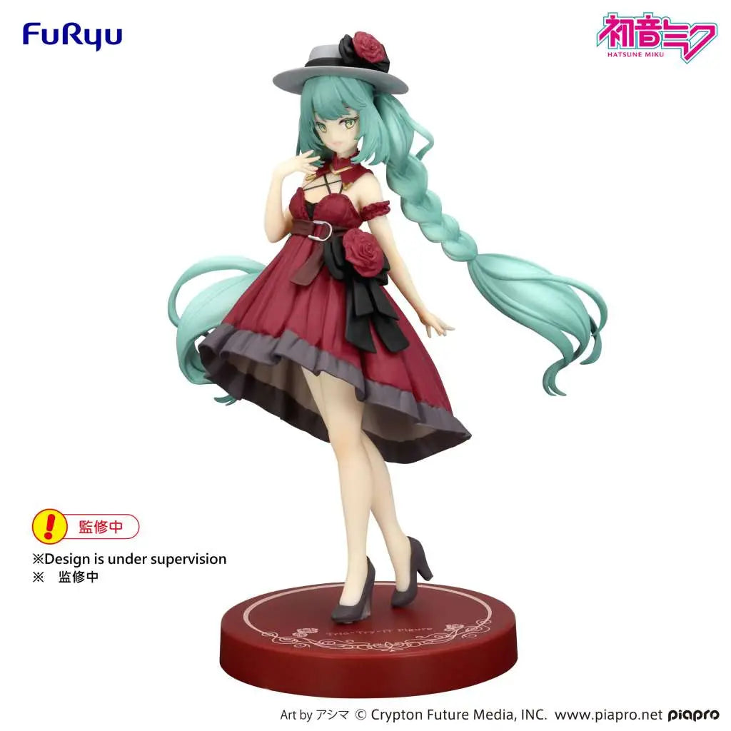 [PREORDINE] Hatsune Miku Outing Dress Red Color - Trio-Try-iT Figure FURYU