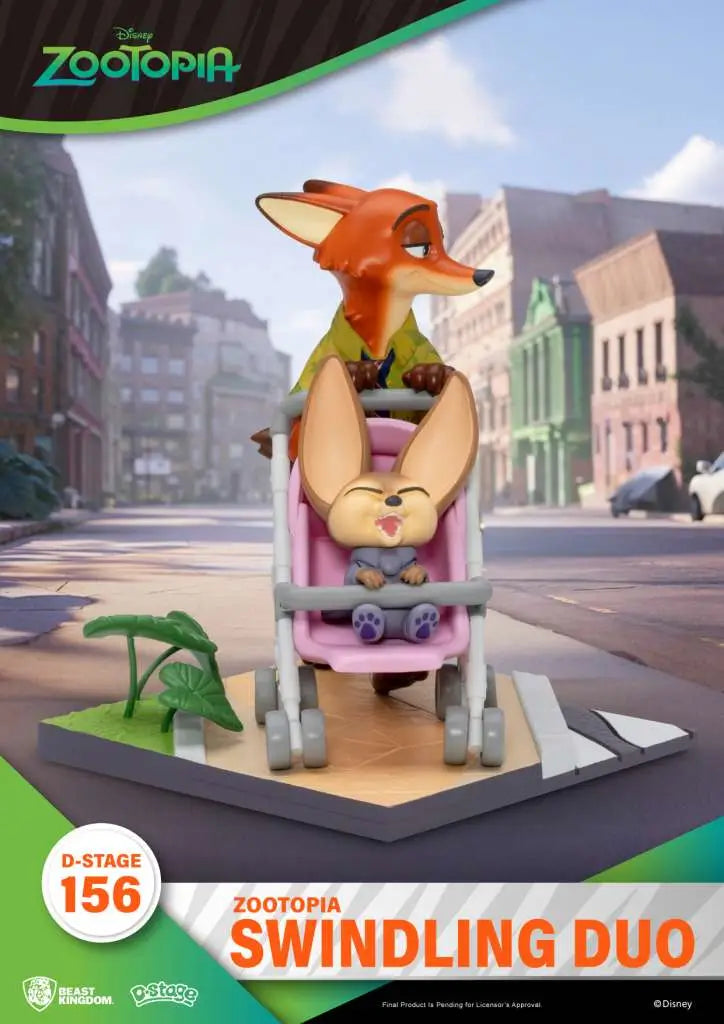 [PREORDINE] Zootopia Swindling Duo D-Stage Statua Beast Kingdom