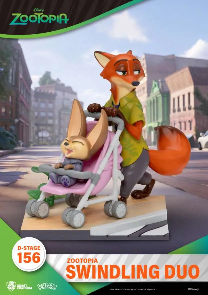 [PREORDINE] Zootopia Swindling Duo D-Stage Statua Beast Kingdom