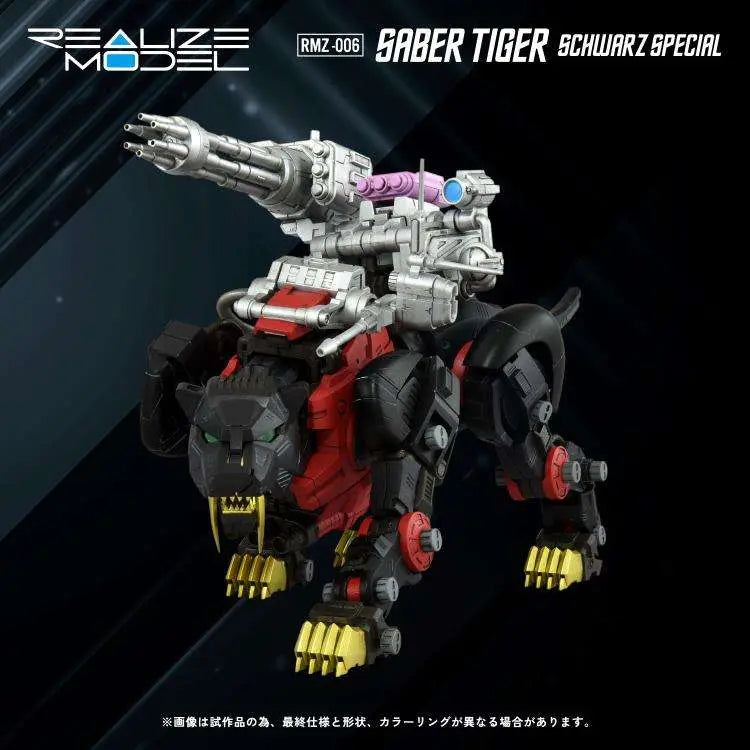 [PREORDINE] ZOIDS RMZ-006 Saber Tiger Schwarz Special Model Kit 1/100