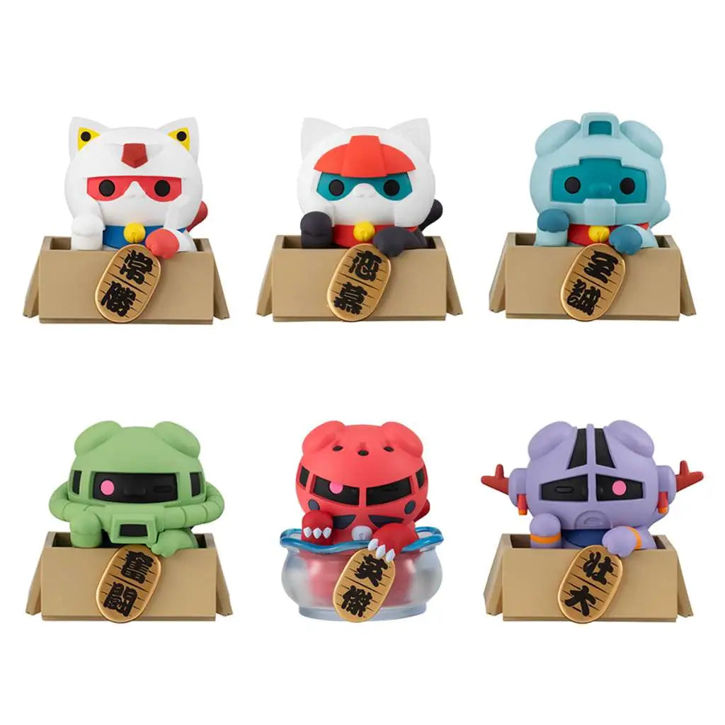 [PREORDINE] MegaHouse Mega Cat Project Nyandam Luckycat Set Gundam
