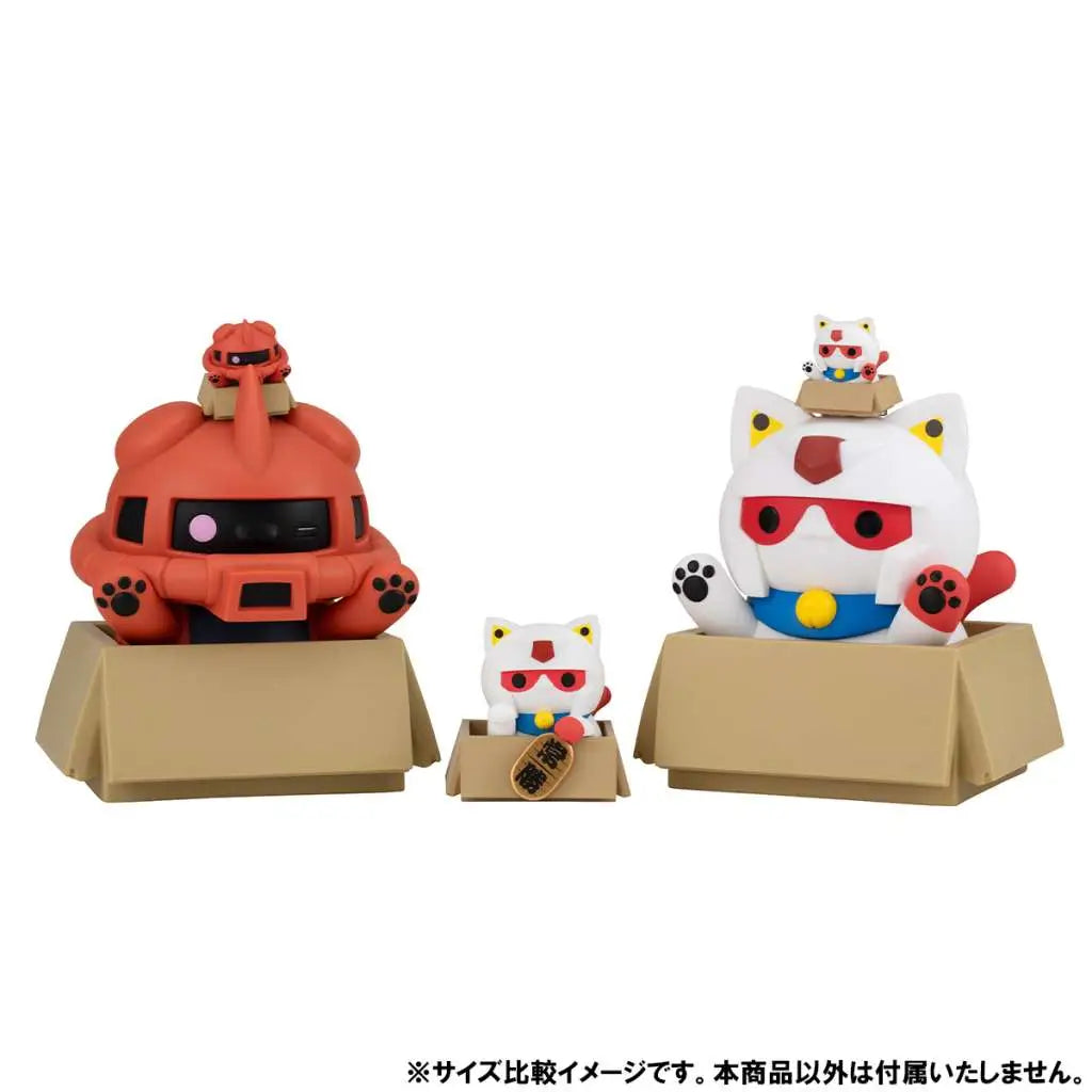 [PREORDINE] MegaHouse Mega Cat Project Nyandam Luckycat Display (6) - Gundam