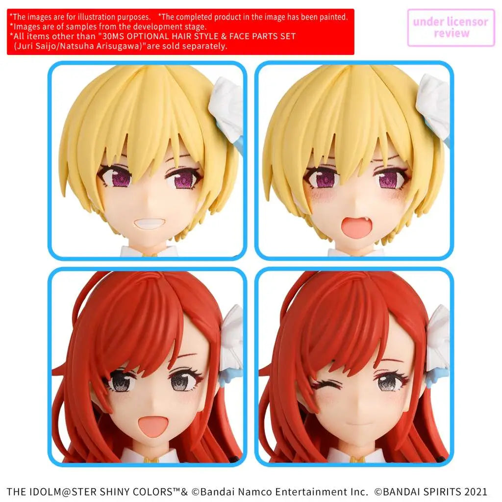 [PREORDINE] 30MS Op Hair Style & Face Parts Set Juri Saijo/Natsuha Arisugawa