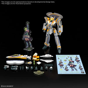 [PREORDINE] HG VF-31E Siegfried Chuck Mustang DX Set 1/100 - Macross Delta Model Kit